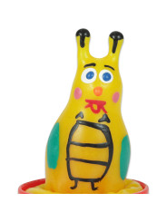 PRESERVATIVO ABEJA PINTADO A MANO - ARTE ERÓTICO ÚNICO DE LA MARCA CONDOMERIE