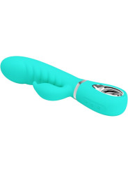 VIBRADOR PUNTO G Y CLÍTORIS PRETTY LOVE VERDE AGUA DE LA MARCA PRETTY LOVE FLIRTATION