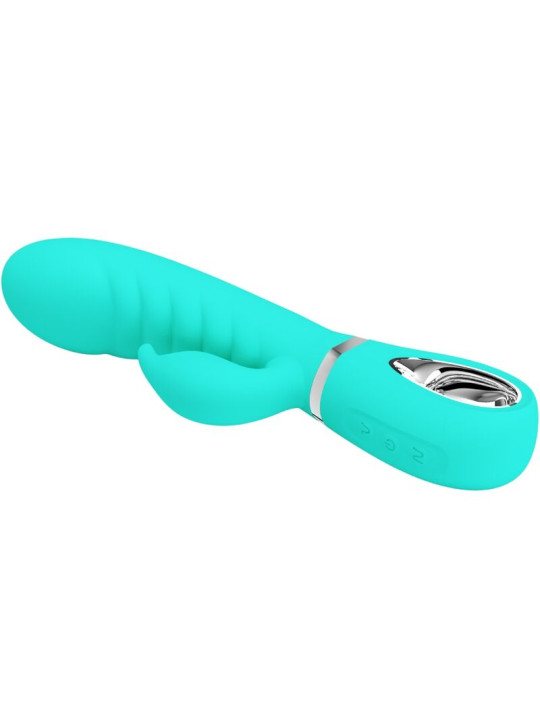VIBRADOR PUNTO G Y CLÍTORIS PRETTY LOVE VERDE AGUA DE LA MARCA PRETTY LOVE FLIRTATION