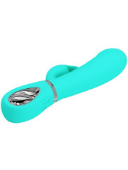 VIBRADOR PUNTO G Y CLÍTORIS PRETTY LOVE VERDE AGUA DE LA MARCA PRETTY LOVE FLIRTATION