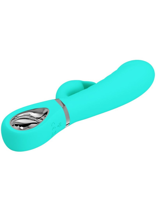 VIBRADOR PUNTO G Y CLÍTORIS PRETTY LOVE VERDE AGUA DE LA MARCA PRETTY LOVE FLIRTATION