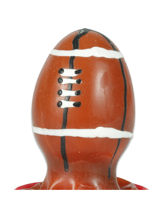 PRESERVATIVO RUGBY DISEÑO PELOTA PINTADO A MANO DE LA MARCA CONDOMERIE