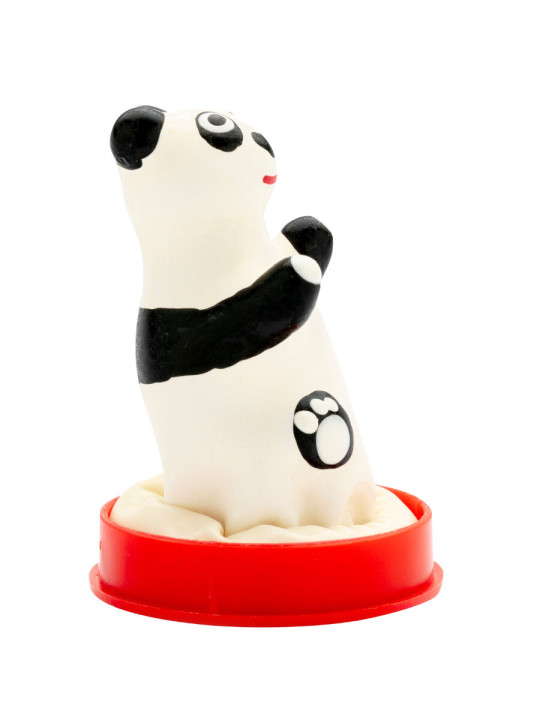 PRESERVATIVO DECORADO PANDA PINTADO A MANO PARA PAREJAS DE LA MARCA CONDOMERIE