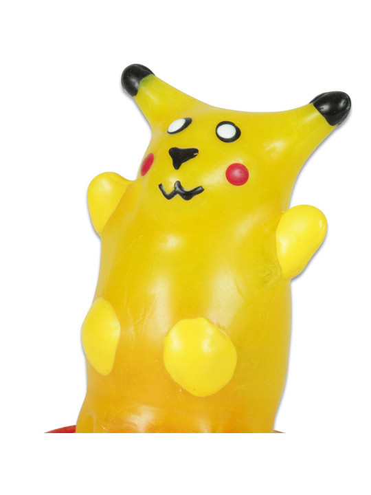 PRESERVATIVO DECORADO A MANO RATÓN AMARILLO SEXSHOP DE LA MARCA CONDOMERIE