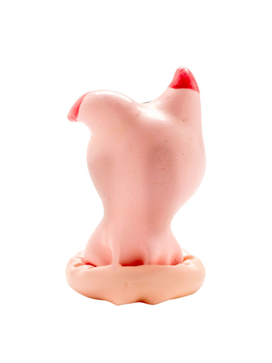 PRESERVATIVO DECORADO CABEZA CERDO DISEÑO MANUAL ÚNICO DE LA MARCA CONDOMERIE