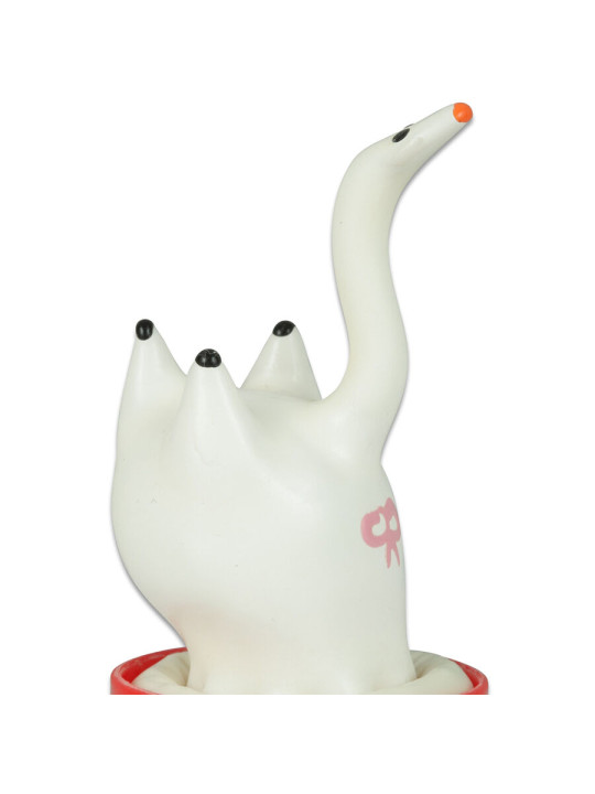 PRESERVATIVO CISNE PINTADO A MANO DECORATIVO ARTESANAL DE LA MARCA CONDOMERIE