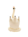 PRESERVATIVO CISNE PINTADO A MANO DECORATIVO ARTESANAL DE LA MARCA CONDOMERIE