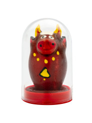 PRESERVATIVO DECORATIVO TORO PINTADO A MANO ÚNICO DE LA MARCA CONDOMERIE