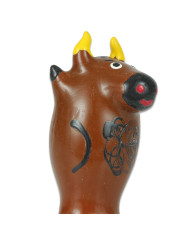 PRESERVATIVO DECORATIVO TORO PINTADO A MANO ÚNICO DE LA MARCA CONDOMERIE
