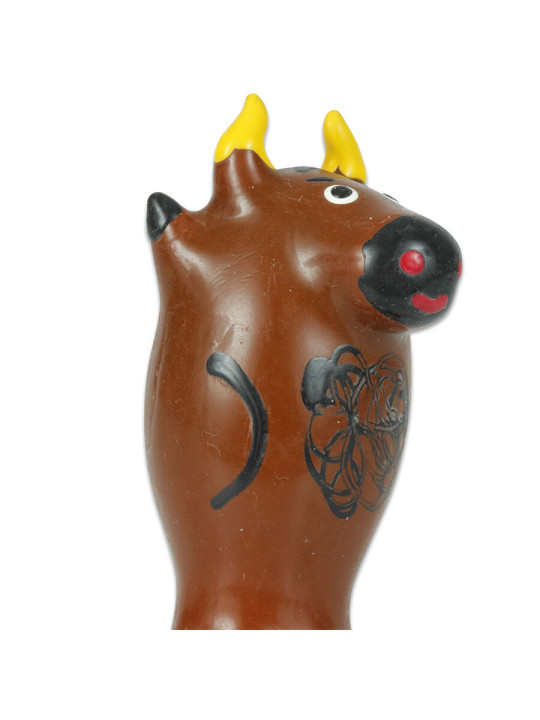 PRESERVATIVO DECORATIVO TORO PINTADO A MANO ÚNICO DE LA MARCA CONDOMERIE