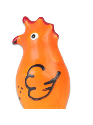 PRESERVATIVO DECORADO PINTADO A MANO DISEÑO GALLO DE LA MARCA CONDOMERIE
