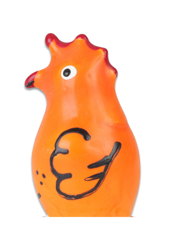 PRESERVATIVO DECORADO PINTADO A MANO DISEÑO GALLO DE LA MARCA CONDOMERIE