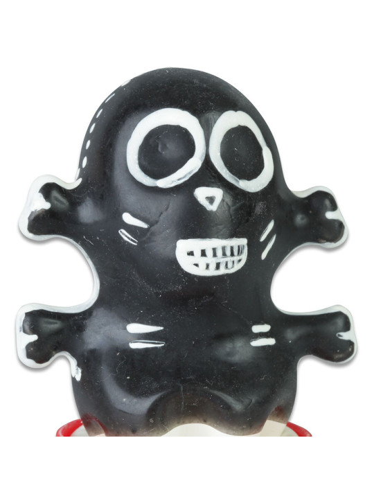 PRESERVATIVO CALAVERA NEGRA PINTADO A MANO DECORATIVO DE LA MARCA CONDOMERIE