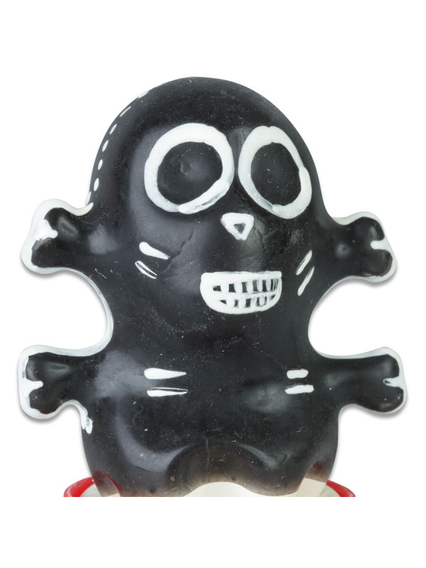 PRESERVATIVO CALAVERA NEGRA PINTADO A MANO DECORATIVO DE LA MARCA CONDOMERIE