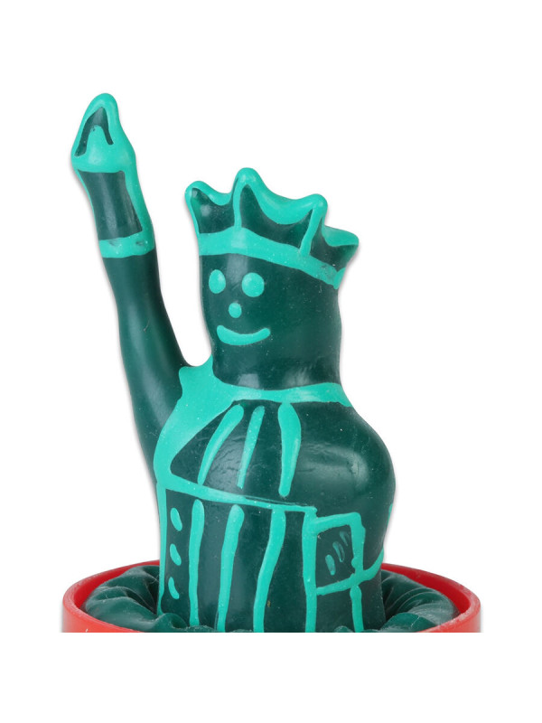 PRESERVATIVO DECORATIVO ESTATUA LIBERTAD PINTADO A MANO DE LA MARCA CONDOMERIE