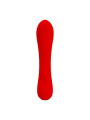 VIBRADOR RECARGABLE 12 MODOS SILICONA SUAVE ROJO DE LA MARCA PRETTY LOVE SMART