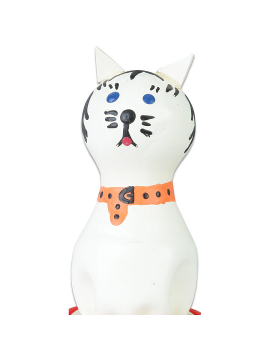 PRESERVATIVO GATO BLANCO PINTADO A MANO DECORATIVO DE LA MARCA CONDOMERIE