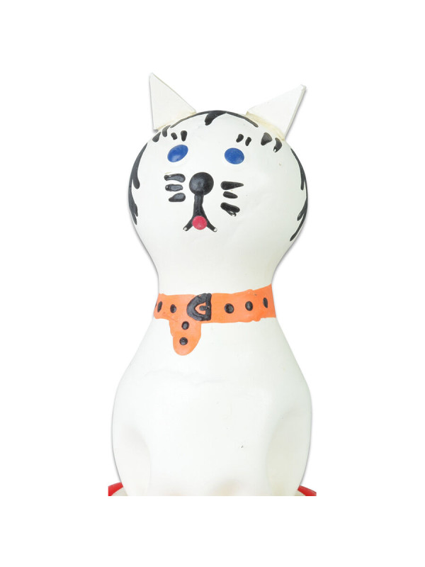 PRESERVATIVO GATO BLANCO PINTADO A MANO DECORATIVO DE LA MARCA CONDOMERIE