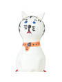 PRESERVATIVO GATO BLANCO PINTADO A MANO DECORATIVO DE LA MARCA CONDOMERIE