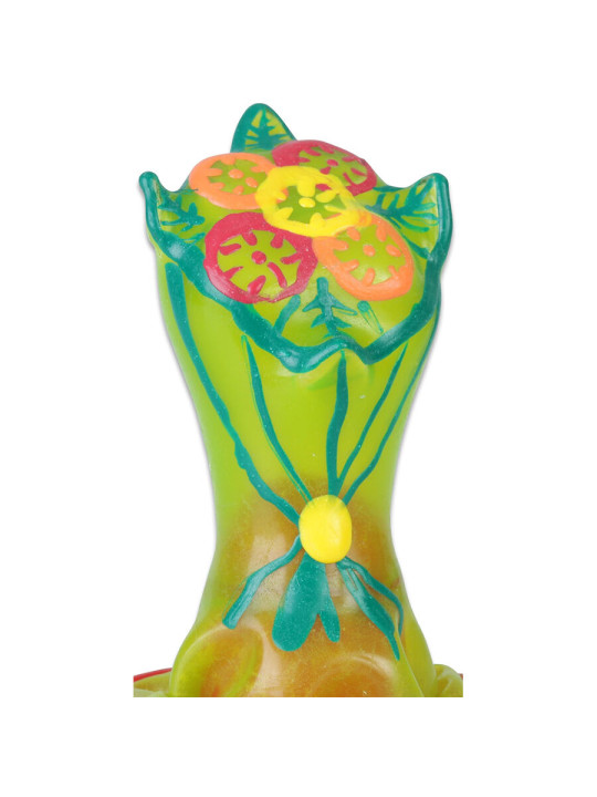PRESERVATIVO ARTESANAL RAMO FLORAL PINTADO A MANO DE LA MARCA CONDOMERIE