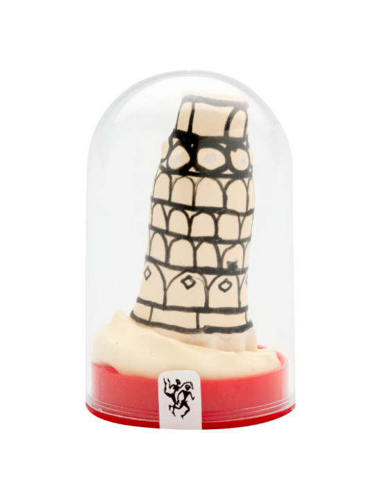 PRESERVATIVO DECORATIVO TORRE PISA PINTADO MANO DE LA MARCA CONDOMERIE