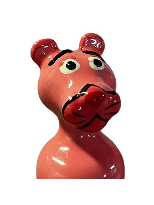 PRESERVATIVO PANTERA ROSA PINTADO A MANO DECORATIVO DE LA MARCA CONDOMERIE