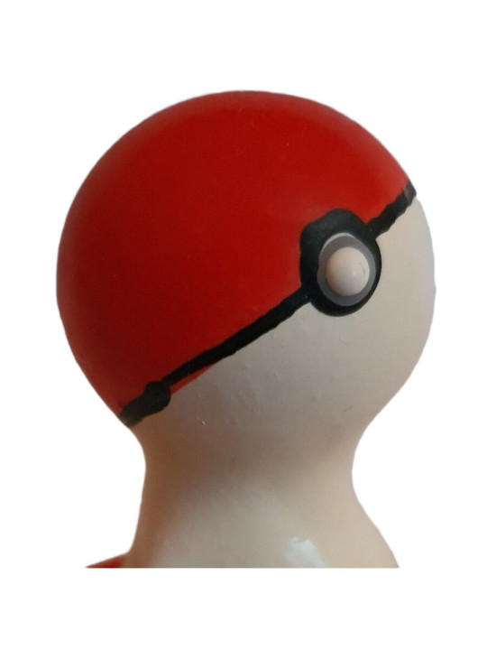 PRESERVATIVO POKEBOLA DECORATIVO PINTADO A MANO ROJO BLANCO DE LA MARCA CONDOMERIE