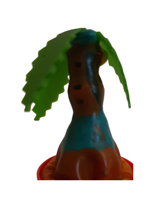 PRESERVATIVO DECORADO PALMERA TROPICAL PINTADO A MANO DE LA MARCA CONDOMERIE