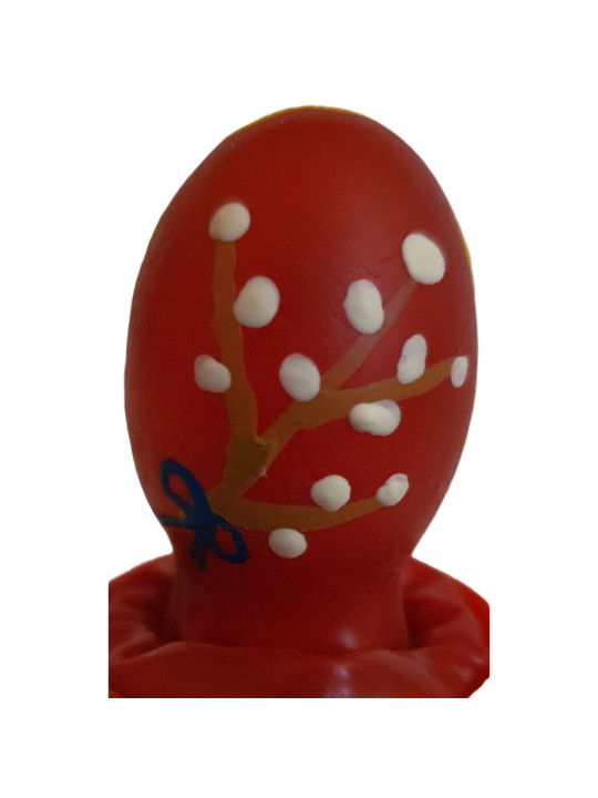 PRESERVATIVO DECORADO ROJO PINTADO A MANO PASCUA DE LA MARCA CONDOMERIE