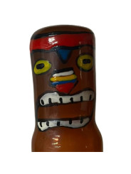 PRESERVATIVO DECORADO TIKI HAWAII ARTE TRIBAL MANUAL DE LA MARCA CONDOMERIE
