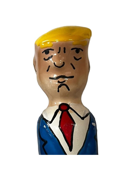 PRESERVATIVO PINTADO A MANO DISEÑO TRUMP DIVERTIDO DE LA MARCA CONDOMERIE
