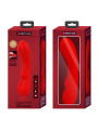 VIBRADOR RECARGABLE 12 MODOS SILICONA SUAVE ROJO DE LA MARCA PRETTY LOVE SMART