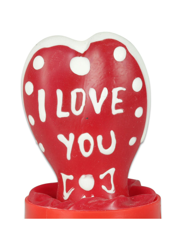 PRESERVATIVO DECORADO A MANO CORAZÓN TE AMO ROMÁNTICO DE LA MARCA CONDOMERIE