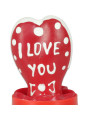 PRESERVATIVO DECORADO A MANO CORAZÓN TE AMO ROMÁNTICO DE LA MARCA CONDOMERIE