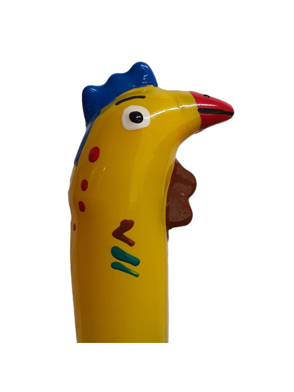 PRESERVATIVO DECORADO GALLO XL PINTADO A MANO SEGURO DE LA MARCA CONDOMERIE