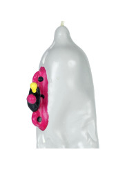 PRESERVATIVO XL MOTOCICLETA PINTADO A MANO ÚNICO DE LA MARCA CONDOMERIE