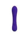VIBRADOR RECARGABLE PRESCOTT 12 MODOS SILICONA SUAVE LILA DE LA MARCA PRETTY LOVE SMART