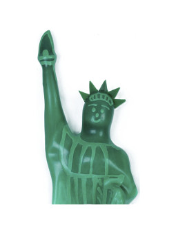 PRESERVATIVO ESTATUA LIBERTAD XL DECORATIVO PINTADO MANO DE LA MARCA CONDOMERIE