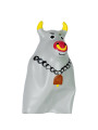 PRESERVATIVO XL TORO GRIS DISEÑO ARTESANAL PINTADO A MANO DE LA MARCA CONDOMERIE