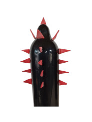 PRESERVATIVO XL CACTUS NEGRO DISEÑO MANUAL ÚNICO DE LA MARCA CONDOMERIE