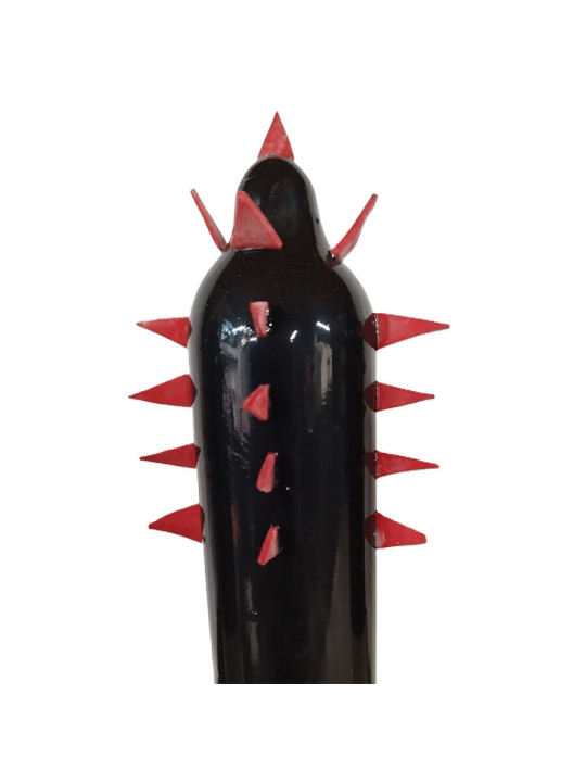 PRESERVATIVO XL CACTUS NEGRO DISEÑO MANUAL ÚNICO DE LA MARCA CONDOMERIE