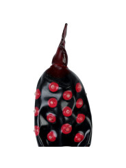 PRESERVATIVO FAQUIR NEGRO XL DECORADO A MANO LÁTEX NATURAL DE LA MARCA CONDOMERIE