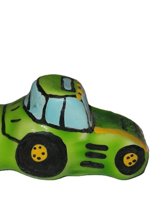 PRESERVATIVO XL TRACTOR VERDE PINTADO A MANO DECORATIVO DE LA MARCA CONDOMERIE