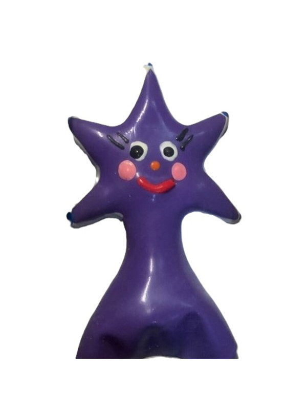 PRESERVATIVO XL ESTRELLA FELIZ PINTADO A MANO DECORATIVO DE LA MARCA CONDOMERIE