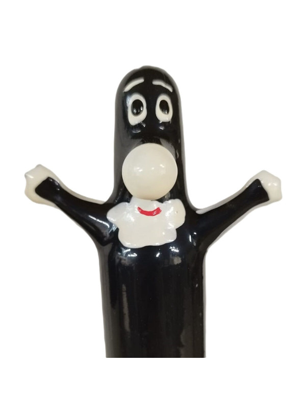 PRESERVATIVO XL DECORATIVO TÍTERE FELIZ PINTADO A MANO DE LA MARCA CONDOMERIE