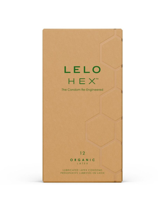 LELO HEX ORGANIC PRESERVATIVOS CAJA 12 UNIDADES DE LA MARCA LELO