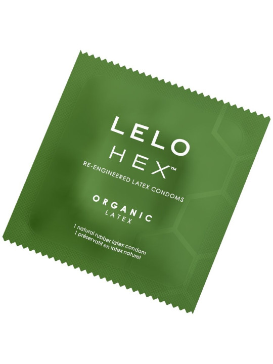 LELO HEX ORGANIC PRESERVATIVOS CAJA 12 UNIDADES DE LA MARCA LELO