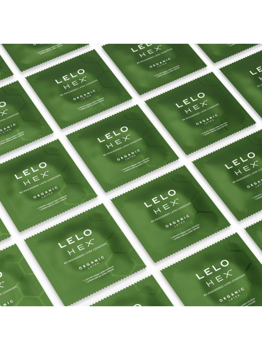 LELO HEX ORGANIC PRESERVATIVOS CAJA 12 UNIDADES DE LA MARCA LELO