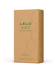 LELO HEX ORGANIC PRESERVATIVOS CAJA 12 UNIDADES DE LA MARCA LELO