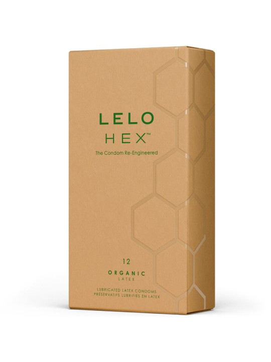 LELO HEX ORGANIC PRESERVATIVOS CAJA 12 UNIDADES DE LA MARCA LELO